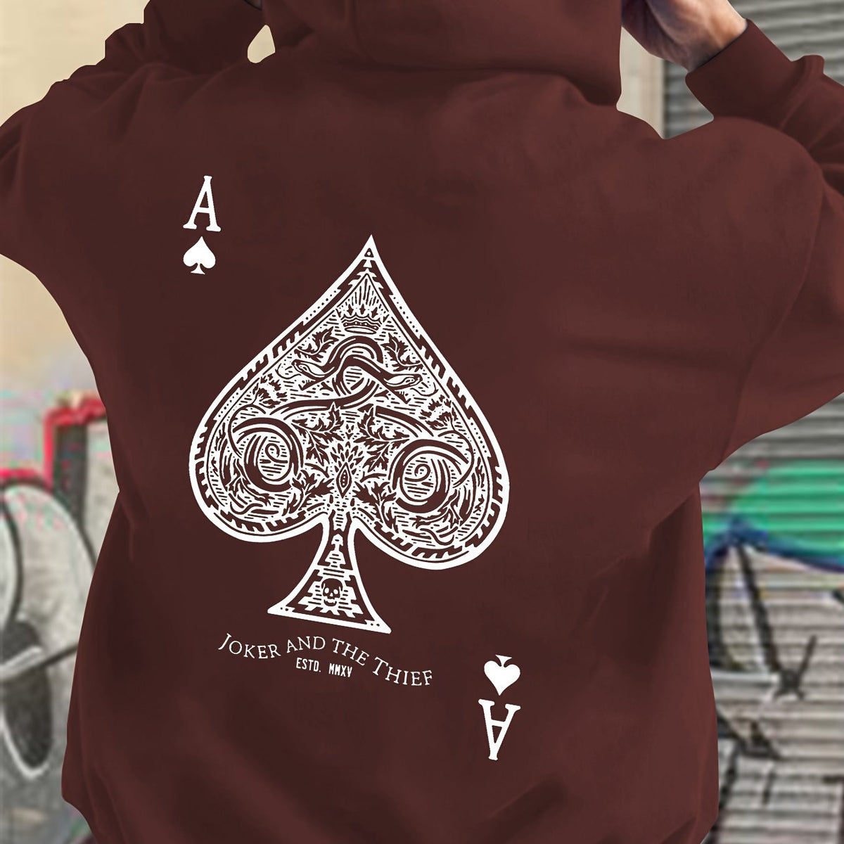 Geometric Pullover Hoodie