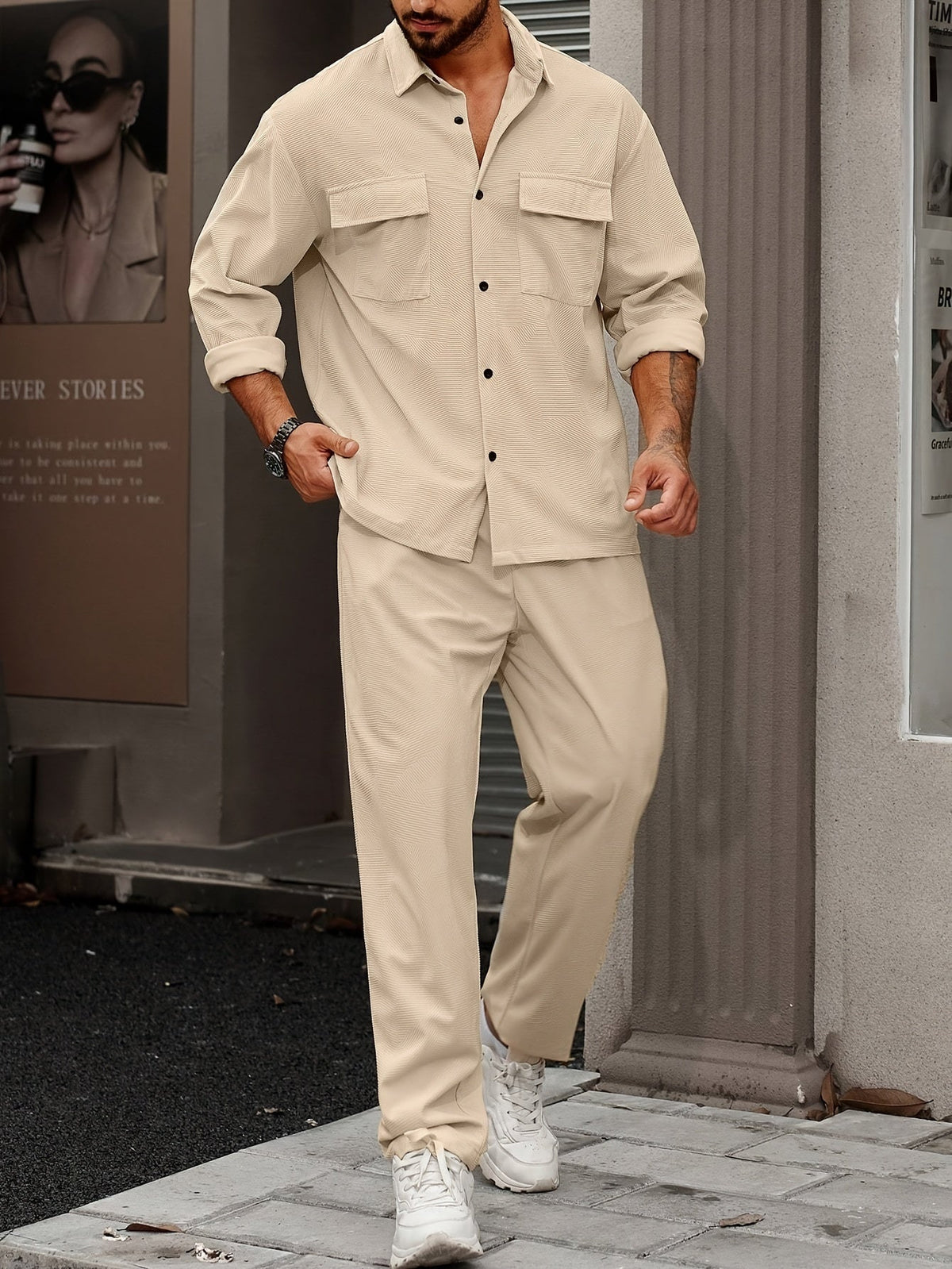Men's Beige Suit