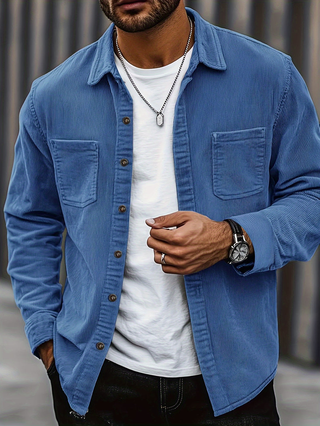 Men's Corduroy Shirt Jacket
