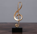 Golden Music Note Figurine