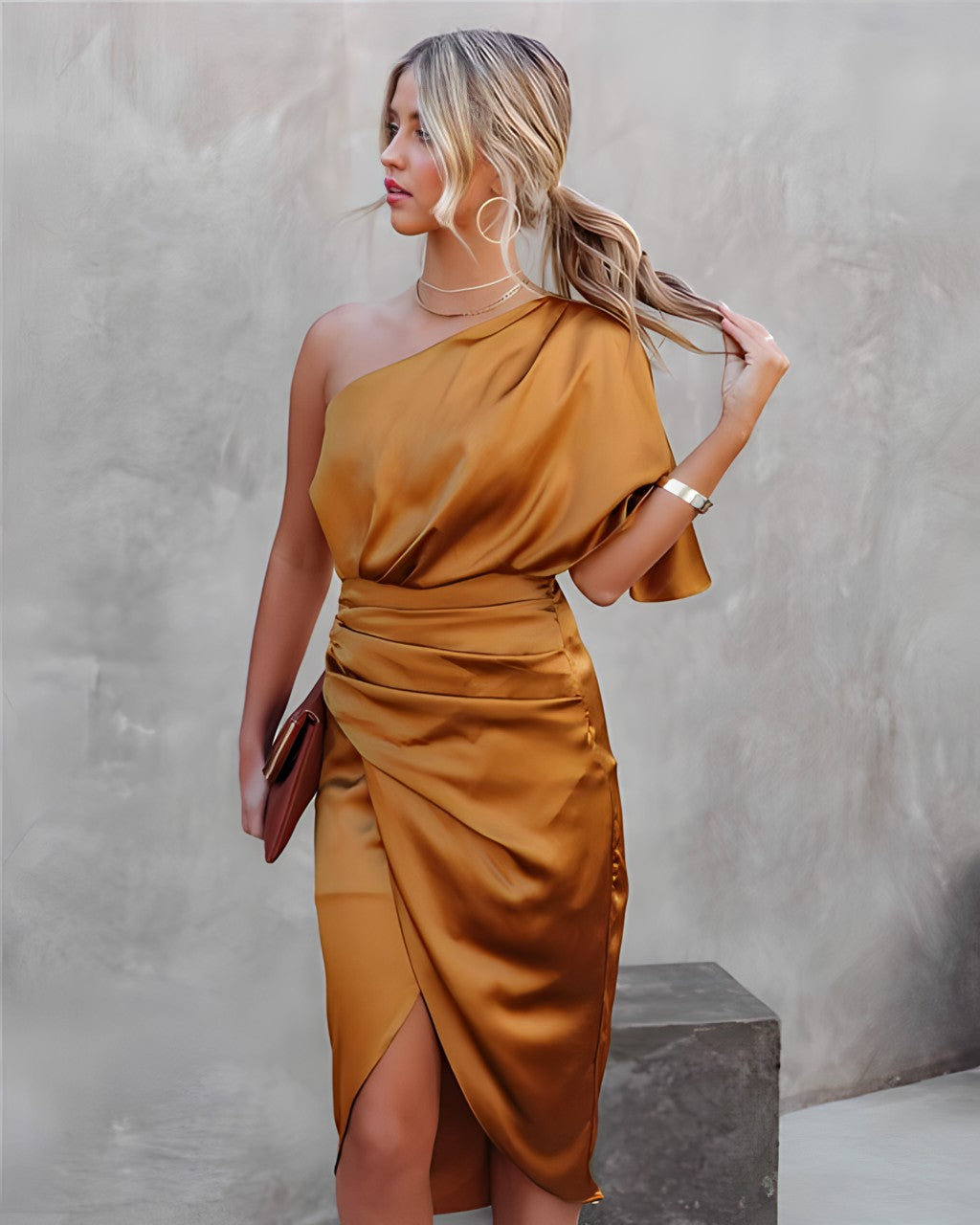 Belle Couture Silk Dress