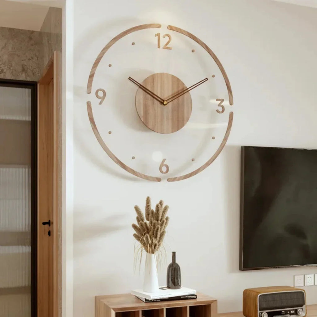 Nordic Glass Wall Clock