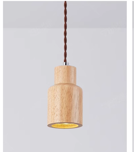 NordicGlow Wooden Pendant Light