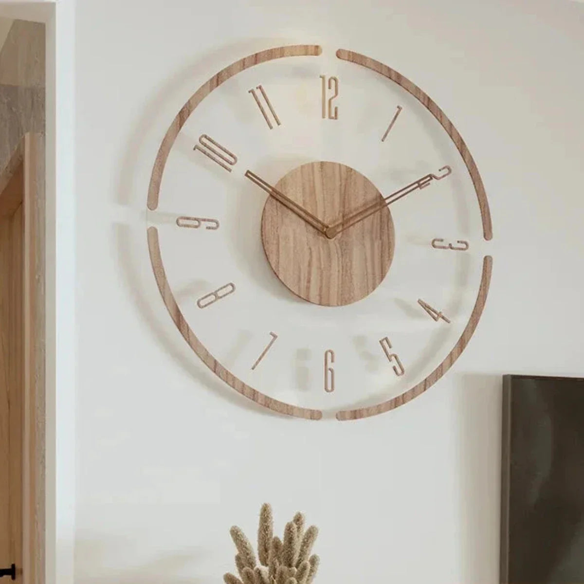 Nordic Glass Wall Clock