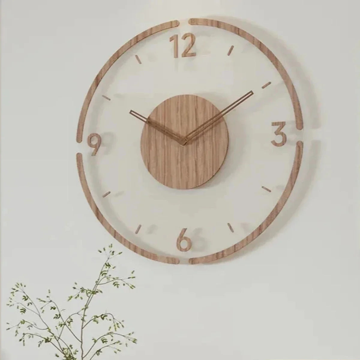 Nordic Glass Wall Clock