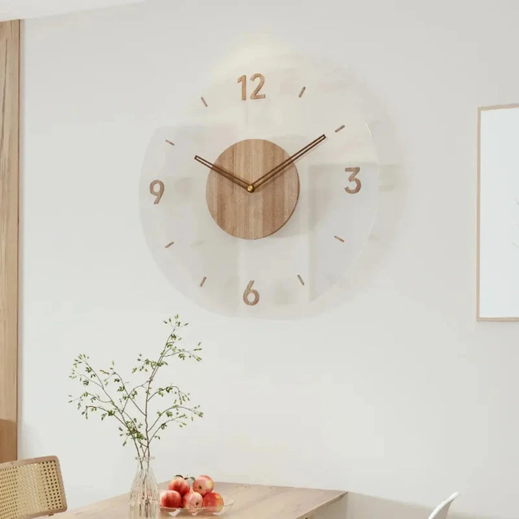 Nordic Glass Wall Clock
