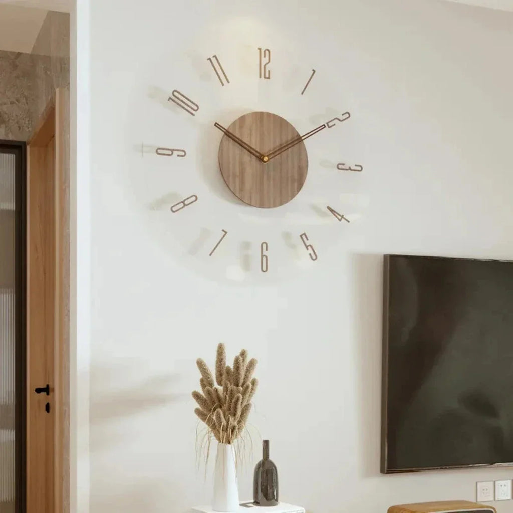 Nordic Glass Wall Clock