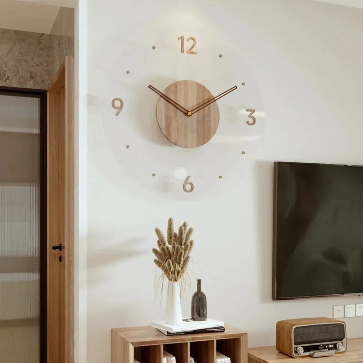 Nordic Glass Wall Clock
