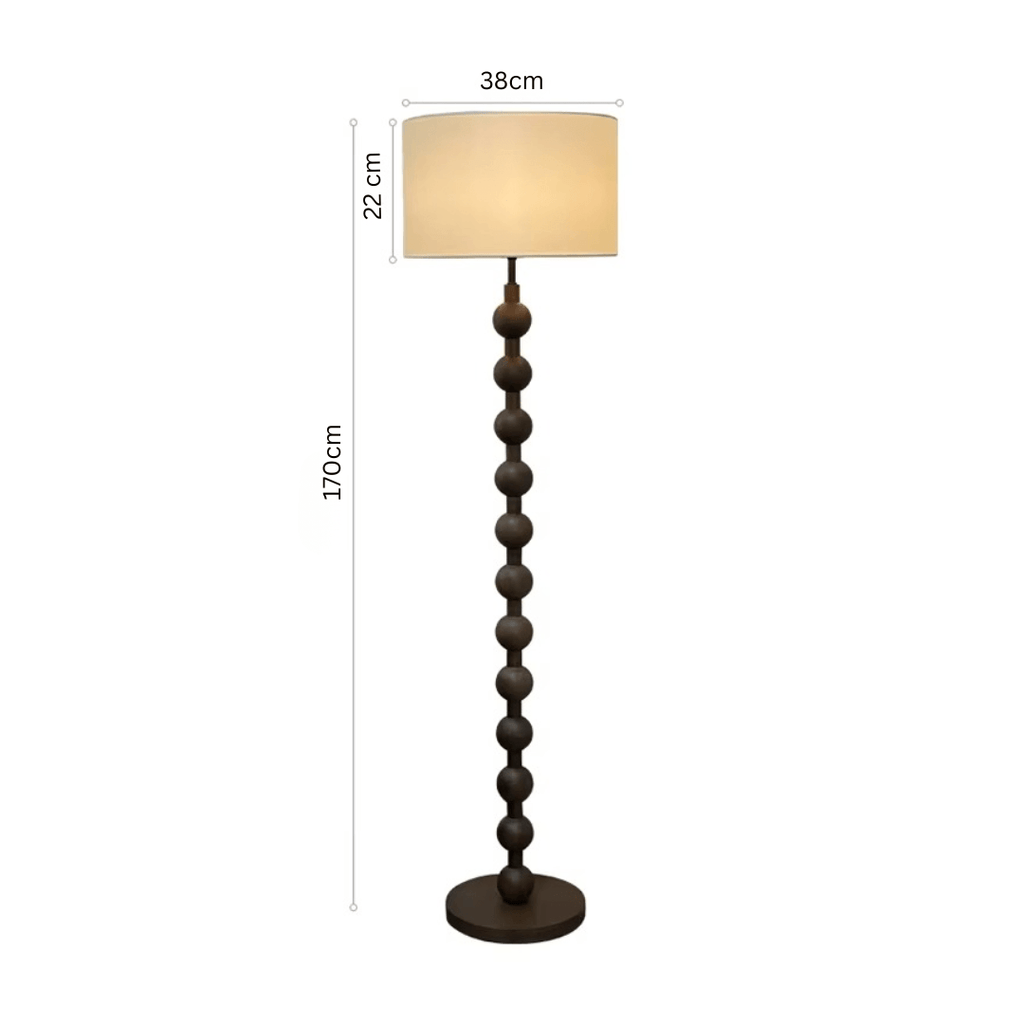 Japandi Wooden Floor Lamp