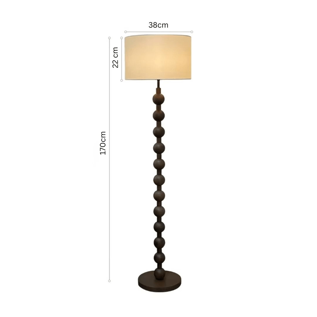Japandi Wooden Floor Lamp