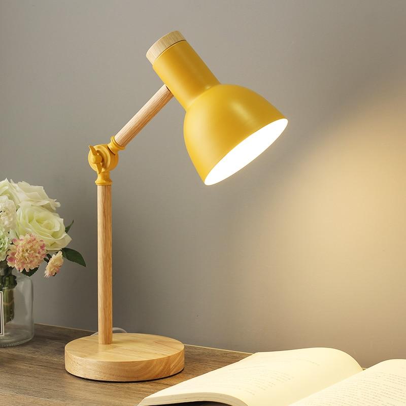 NordicGlow Wooden Table Lamp