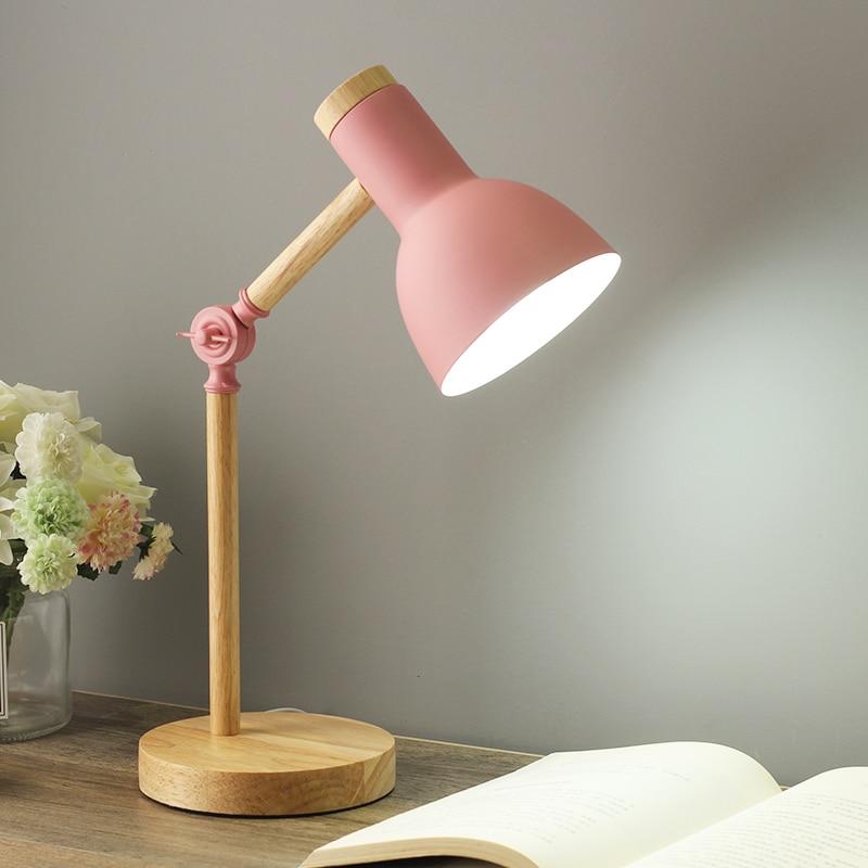 NordicGlow Wooden Table Lamp