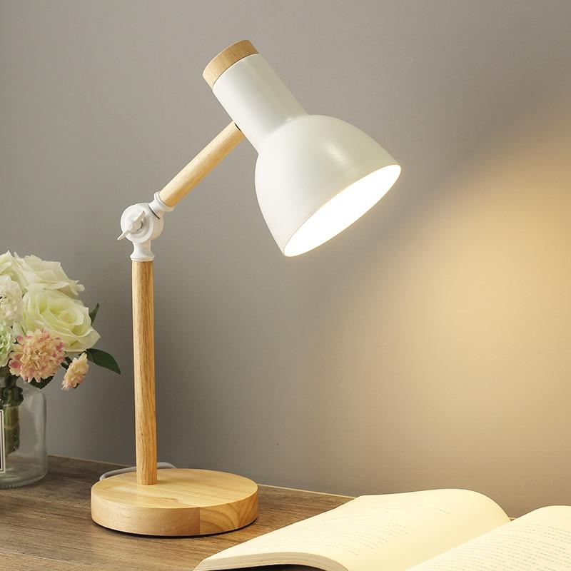 NordicGlow Wooden Table Lamp