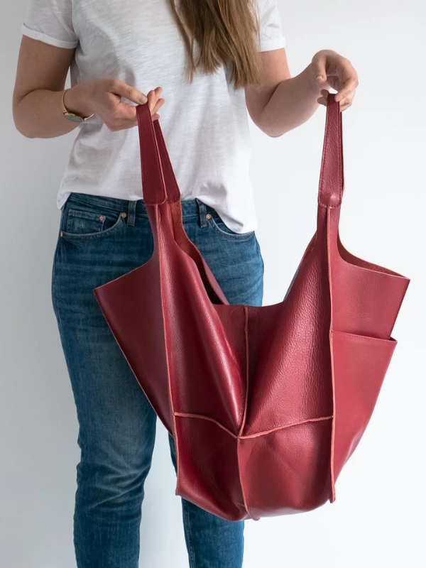 Maxine Leather Tote Bag