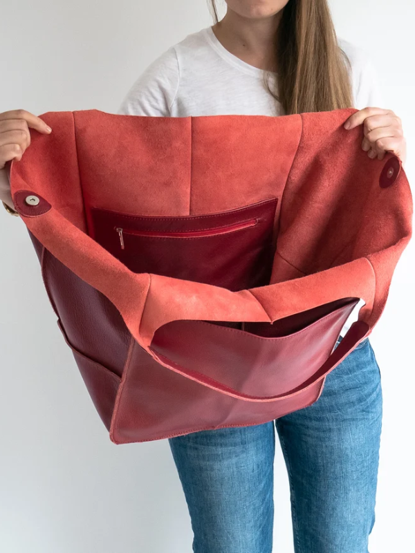 Maxine Leather Tote Bag