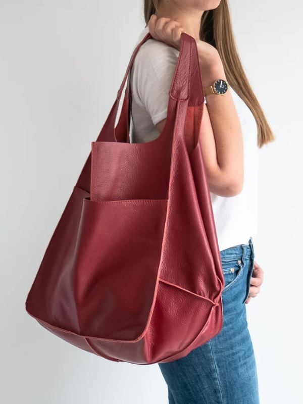 Maxine Leather Tote Bag