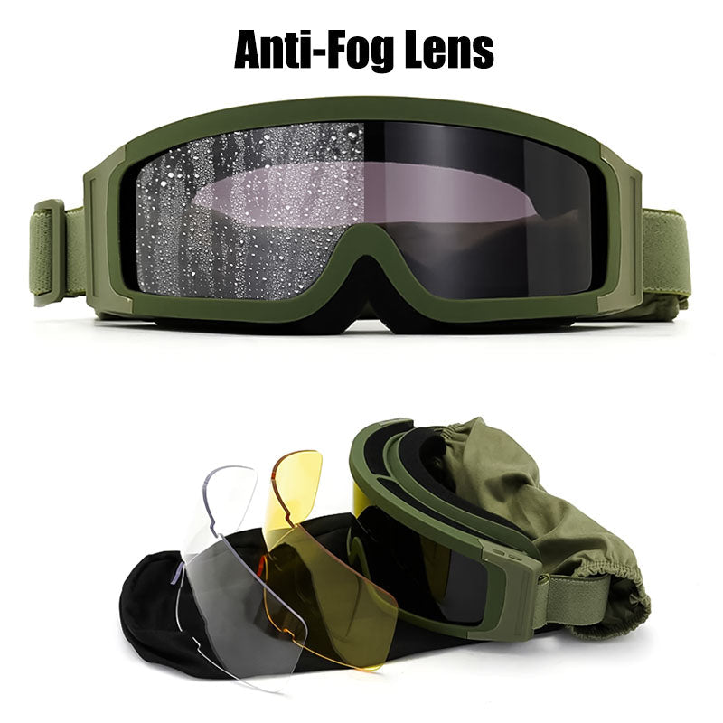 Anti-Fog Motorcycle Goggles