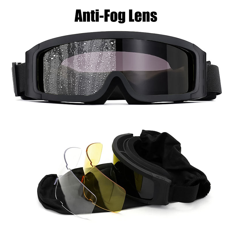 Anti-Fog Motorcycle Goggles
