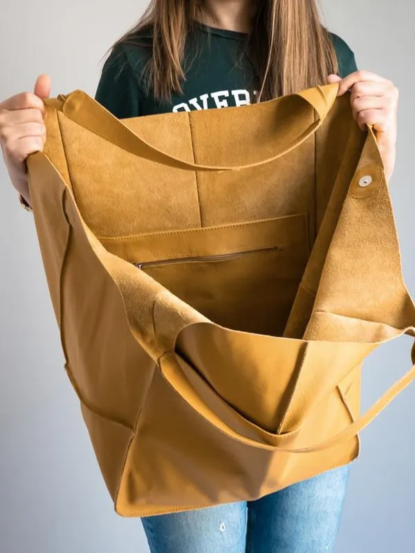 Maxine Leather Tote Bag
