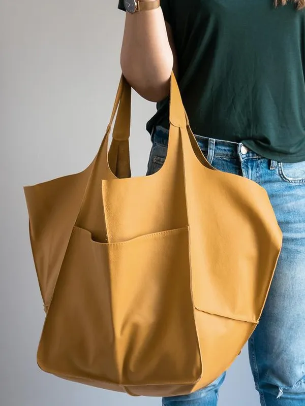Maxine Leather Tote Bag