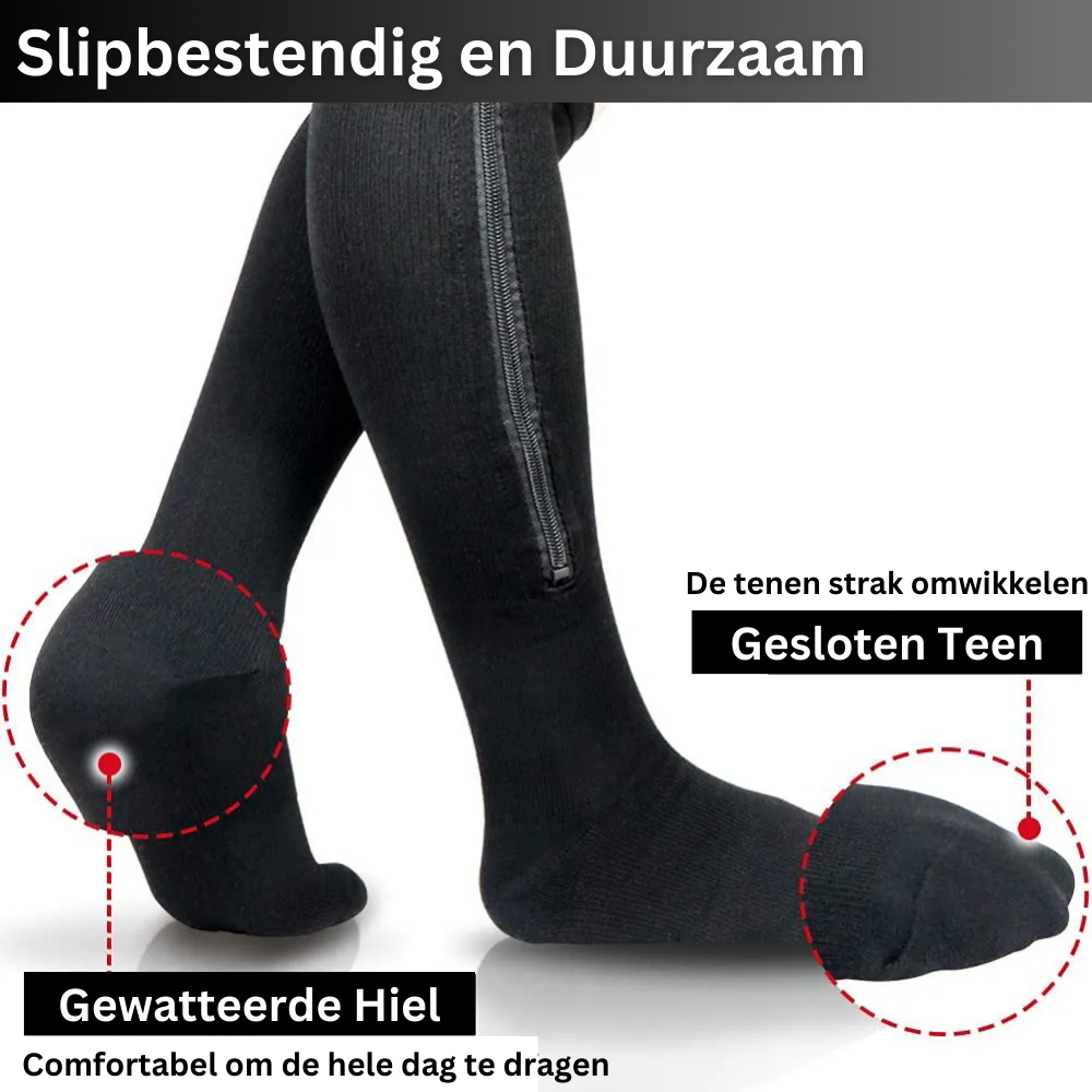 Zip Compression Socks