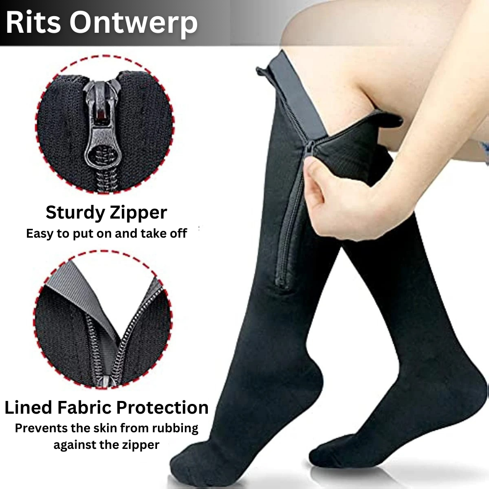 Zip Compression Socks