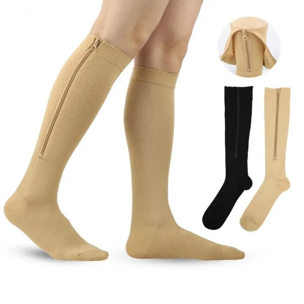 Zip Compression Socks